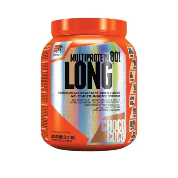 Extrifit Long 80 Multiprotein 1000 g choco coco (09521)