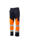Reflexní pracovní kalhoty Payper WORKING Barva: Žlutá Fluo/, Velikost: L (S00350P09501014L)