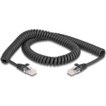 Delock 87993 RJ45 síťové kabely, propojovací kabely CAT 5e 2.00 m černá 1 ks