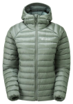 Dámská péřová bunda Montane Anti-freeze Hoodie pale sage