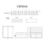Materasso Kontinentální čalouněná postel VIENNA boxspring ROZMĚR: 2x (100x200) cm - boxspring