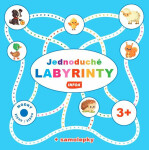 Jednoduché labyrinty modrý