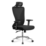 Mark Adler Manager 3.5 černá / Kancelářské ergonomické křeslo / nosnost 130 kg (MA-MANAGER 3.5 BLACK)