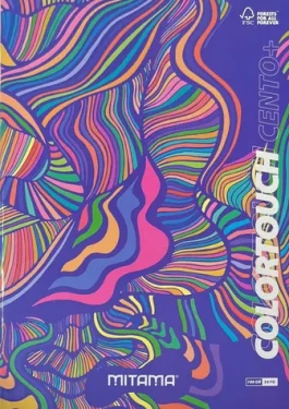 Mitama Color Touch fialová mramorová / Sešit / A4+ / čtverečkovaný 5 mm / 52+2 listů / 100 g (62173-90143)