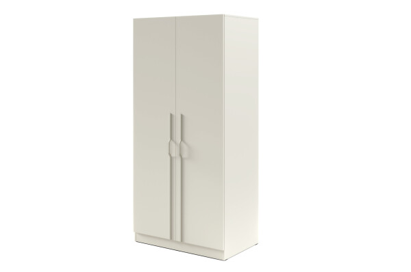 Šatní skříň Braga BR3 Barva korpusu: Kašmír, Úchytky: Kovové