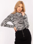 Halenka CLM BZ 1417 2.90 černobílá XL