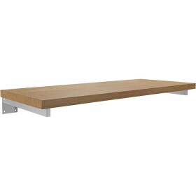 CERANO Deska pod umyvadlo Navira Pro + 2 skryté konzole - dub medový - 60x46x3,6 cm