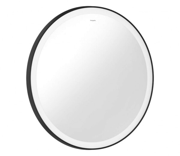 HANSGROHE - Xarita Lite S Zrcadlo s LED osvětlením, průměr 70 cm, matná černá 54966670