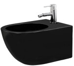 REA/S - SET závěsné WC Carlo Mini Black Mat + Bidet Carlo Black KPL-00672