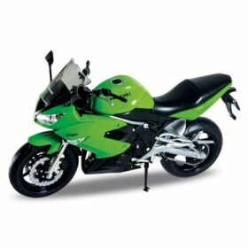 Welly Motocykl Kawasaku Ninja 650R model zelená 1:10