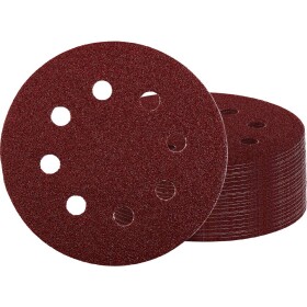 Einhell 492120 brusný papír pro excentrické brusky Zrnitost 80 (Ø x v) 125 mm x 13 cm 50 ks