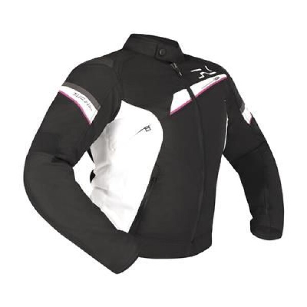Dámská moto bunda Richa Gotham 3 černo/bílo/růžová - XS