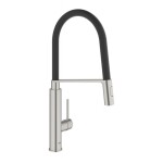 GROHE - Concetto Dřezová baterie s flexibilním ramenem s přepínačem, supersteel 31491DC0