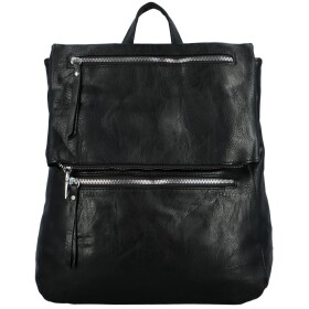 Stylový dámský koženkový kabelko-batoh Admir, černý