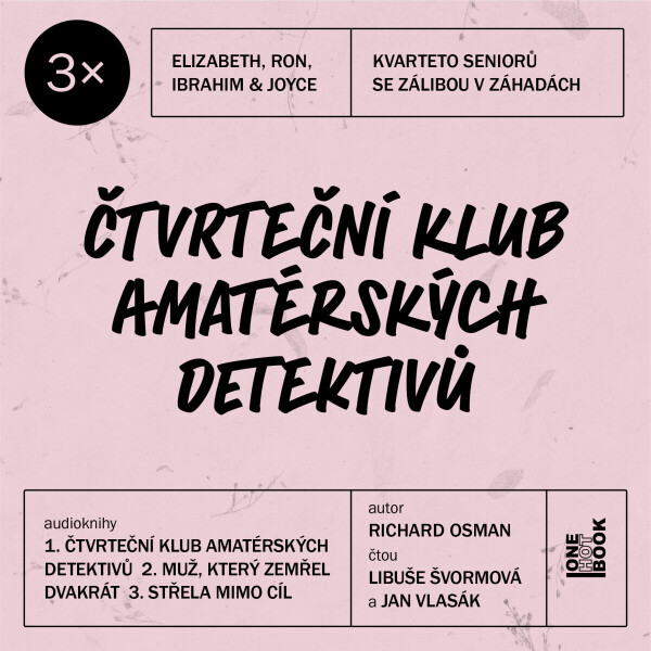 3x Čtvrteční klub amatérských detektivů #1 - Richard Osman - audiokniha