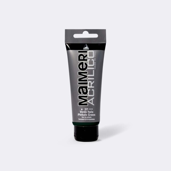 Akrylová barva Maimeri Acrilico 75 ml - zelená phtalová 321