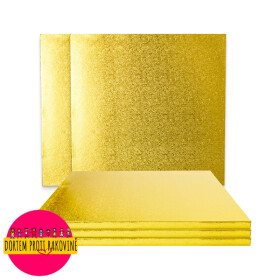 Cake Star Tác pevný zlatý čtverec grape 38x38cm 15"