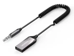 Ugreen CM309 Audio přijímač USB audio adaptér AUX jack černá / Bluetooth 5.0 / USB / dosah 10 m (149085)