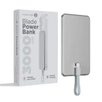 Mobile Origin Blade PowerBank 3000mAh stříbrná / 2x USB-C / MagSafe (PBB-3KC-SLV)