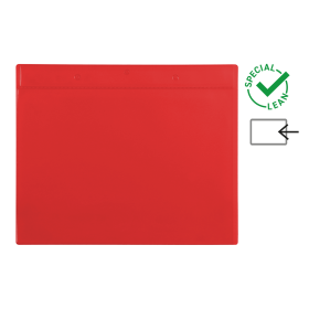 Djois identifikační kapsa A4, červená, 10 ks