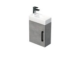 Koupelnová skříňka s umyvadlem SAT Cube Way 40x47,5x20 cm beton mat CUBE320401DCBE CUBE320401DCBE