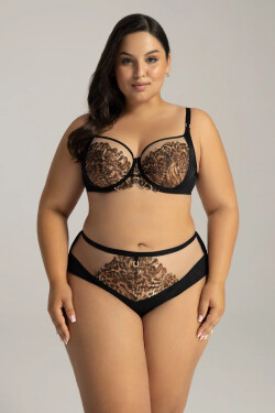 Kalhotky Ava 2144 S-3XL elegantní černá M