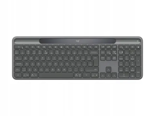 Logitech Slim Solar+ for Business grafitová / Bezdrátová klávesnice / US INT'L layout / 2.4 GHz / Bluetooth (920-013779)