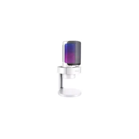 FIFINE AmpliGame A8 RGB bílá / stolní mikrofon / stojan / USB (FA8WH)