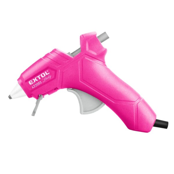 EXTOL LADY 422003 Tavná lepící pistole, pr. 7mm, 25W, růžová