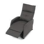 Polohovací křeslo, elektrické kabelové ovládání, šedá, látka, TV-5482 GREY2