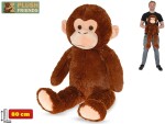 Plush Friends opice plyšová tmavě hnědá 80cm, Wiky, W062408