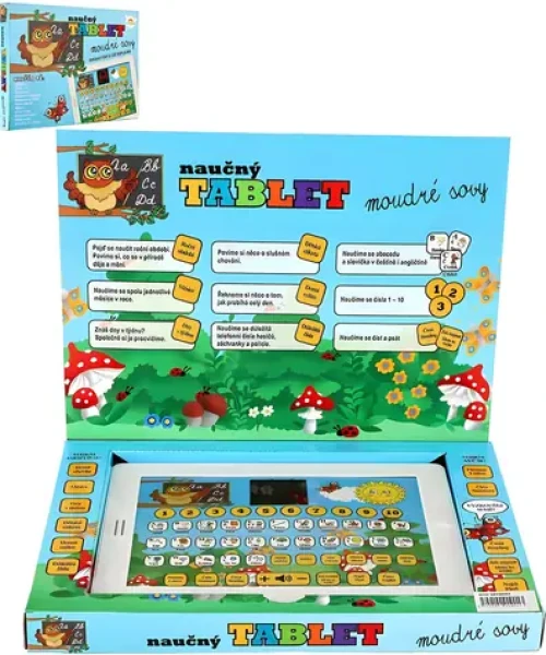 TEDDIES Naučný tablet Moudré sovy