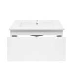 Koupelnová skříňka s umyvadlem SAT B-WAY 59x30x45 cm bílá lesk BWAY60WU4 BWAY60WU4