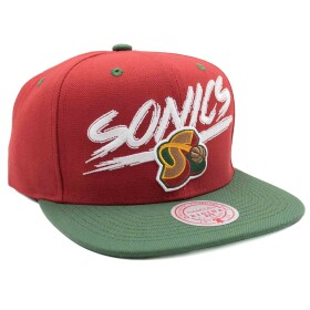 Mitchell & Ness Pánská kšiltovka Seattle SuperSonics NBA Transcript Snapback