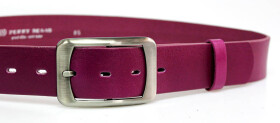 PENNY BELTS 16253 Dámský kožený opasek fuchsiový 95cm