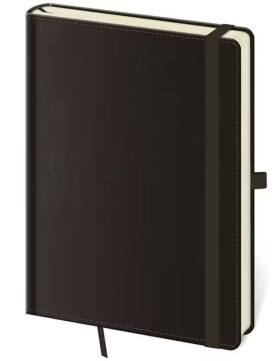 Zápisník Double Black - tečkovaný L