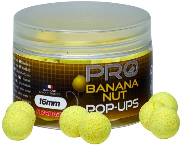 Starbaits Boilies Pop Up Pro Banana Nut 50g - 12mm,Starbaits Boilies Pop Up Pro Banana Nut 50g - 12mm
