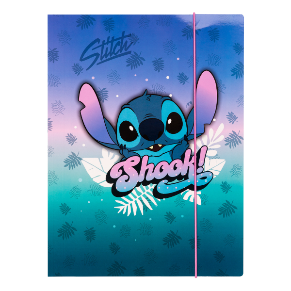 Colorino školní desky s gumičkou Stitch 2, A4, karton - 12ks