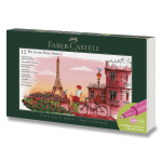 Popisovače Faber-Castell Pitt Artist Pen Paris - 12 ks