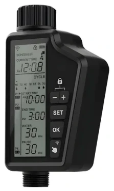 Immax NEO LITE SMART zavlažovací ventil černá / Wi-Fi / IP65 / TUYA (07556L)