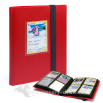 Album na karty Leuchtturm TCG 4-Pocket na 160 karet Slim Small Red