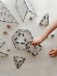 Connetix Connetix Tiles - Magnetická Stavebnice Průhledná Startovací Set 34 ks