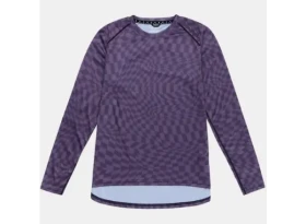 Troy Lee Designs Lilium Twisted Checkers dámský dres douhý rukáv Deep Purple vel. XS