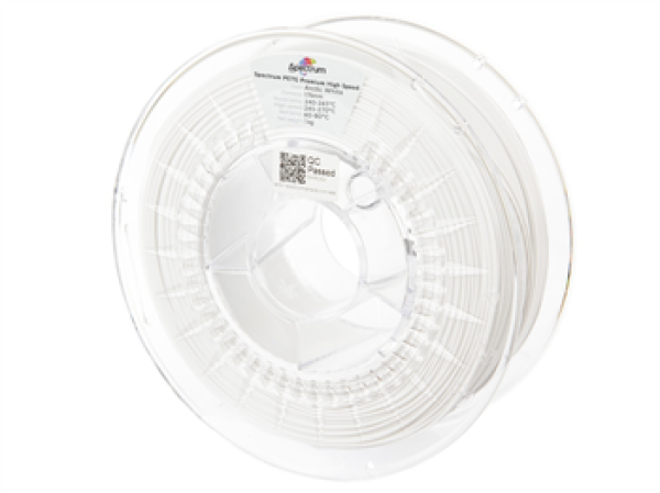 Filament Spectrum PETG Premium High Speed 1,75 mm ARCTIC WHITE 1 kg