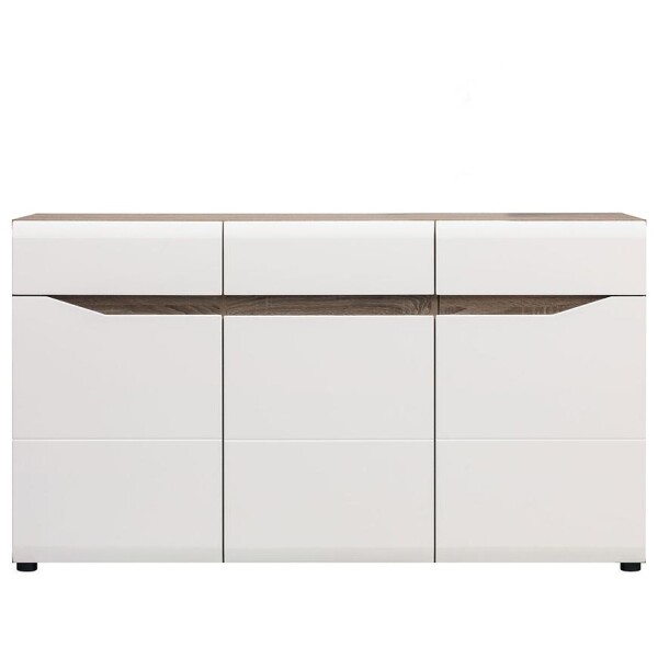 Komoda Lionel Li03 dub sonoma/bílá