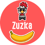Chicken banana jmenovky 22mm (42ks)
