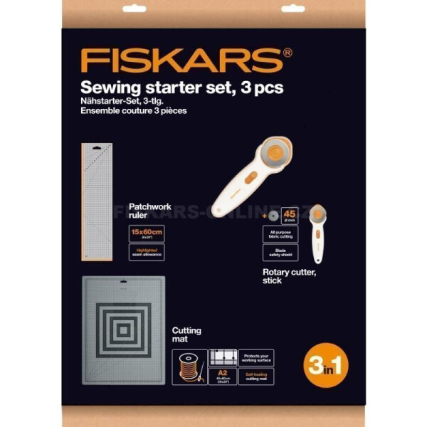 Fiskars Startovací sada na šití 3v1