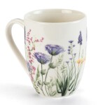 Sada porcelánových hrnků LEVANDULOVÁ ZAHRADA v dárkové krabičce 350 ml 2 ks