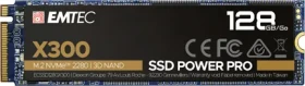 EMTEC X300 SSD Power Pro 128GB / SSD / M.2 2280 / PCIe 3.0 x4 / R: 1500 MBs / W: 500 MBs / IOPS: 60K 110K (ECSSD128GX300)