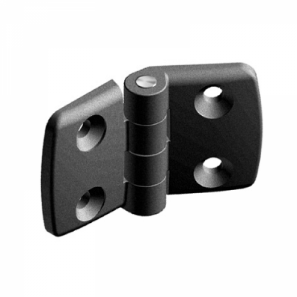 Plastový pant 40, nevysazovací,černý 095K4040F08